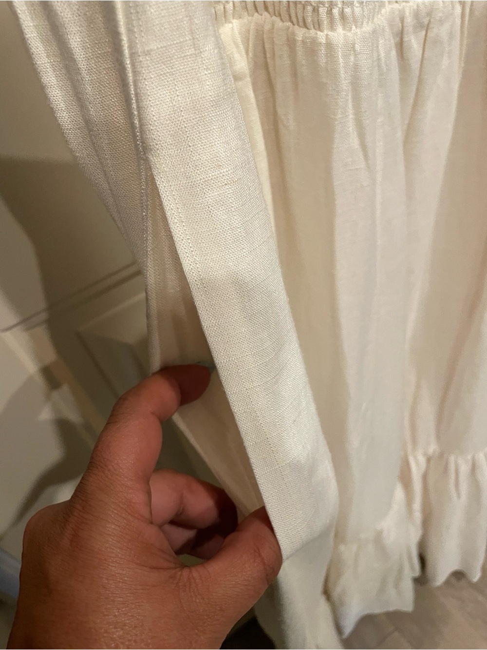 Chelsea28 Cream Maxi Sundress with Smocked Bodice - Picture 5 of 8